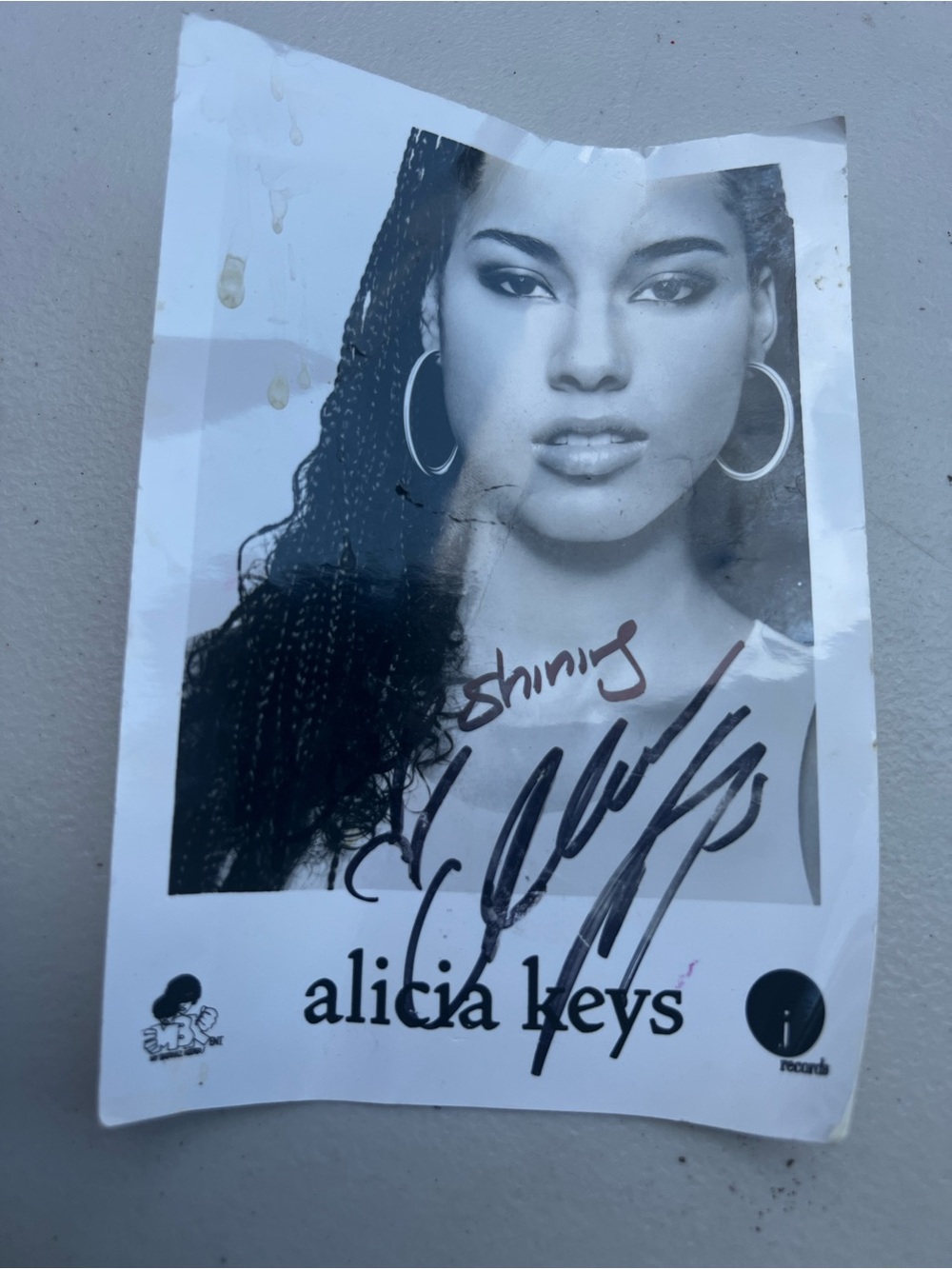 Alicia Keys Signed Photo Autograph 5x7’’